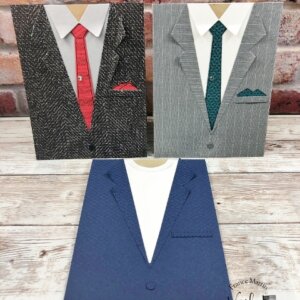 Tips with the Suit & Tie Dies Simple Masculine Cards