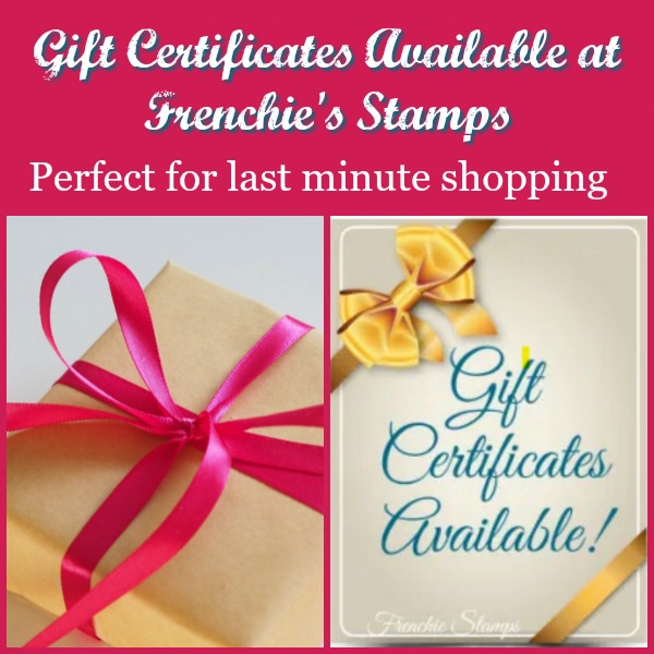 Stampin'Up! Gift Certificate available