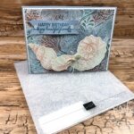 Friends Are Like Seashells with Seabed Embossing Folder.