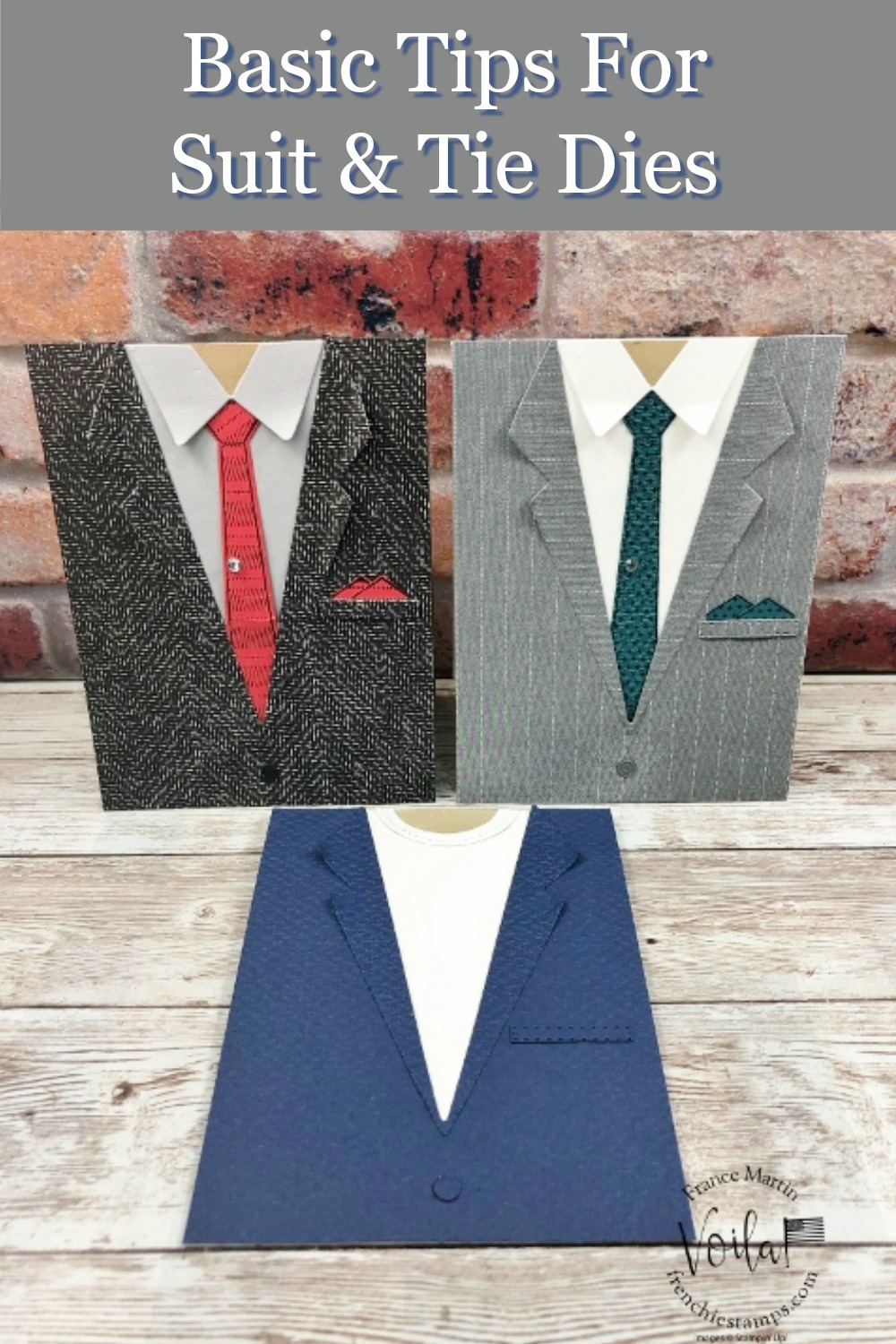 Tips with the Suit & Tie Dies Simple Masculine Cards
