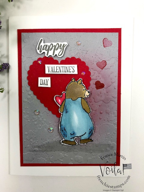 Valentine's Card with Count On Me Stamp Set