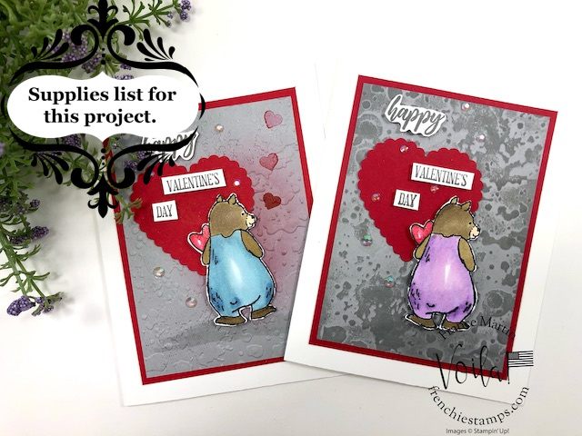 Valentine's Card with Count On Me Stamp Set
