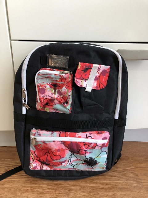 Floral Backpack  Stampin'Up!® Logo merchandise  New condition 