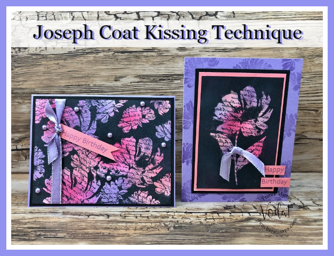 Joseph Coat Kissing Technique with Art Gallery Stamp Set