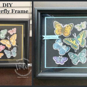 DIY Simple Butterfly Frame