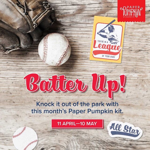 Batter Up May 2021 Paper Pumpkin by Stampin Up 