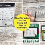 Best Tip Video With Days To Remember Stamp Set.