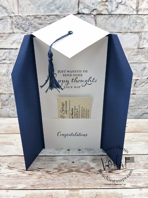 Slim Graduation Card with gift card holder. 
