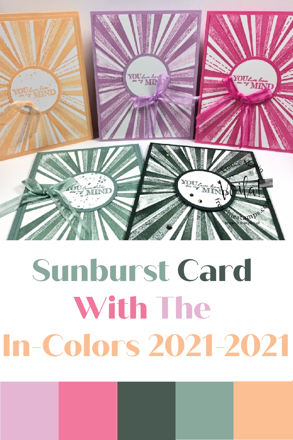 In Colors 2021-2023 Sunburst Card with After The Storm Stamp Set