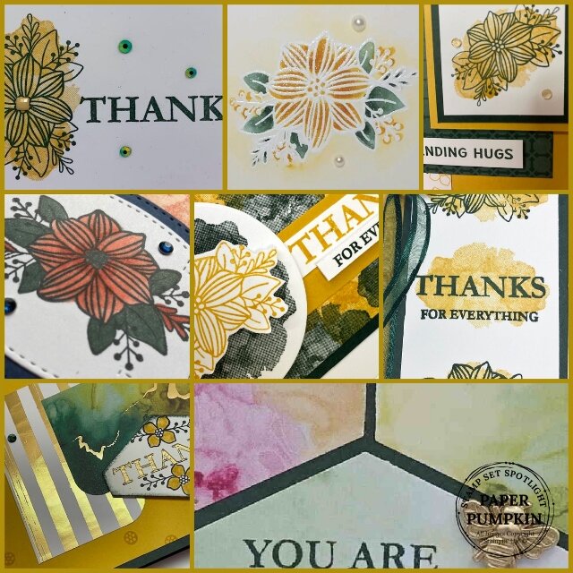 Extra Inspiration with the stamp set Expressions In Color Paper Pumpkin. 