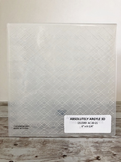 Absolutely Argyle 3D Embossing Folder