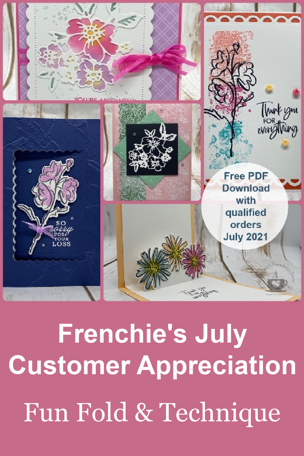 July 2021, Frenchie\'s Customer Appreciation