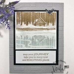Polaroid Card With Reflected In Nature Stamp Set