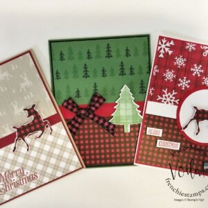 Simple Holiday Cards With Peaceful Prints Designer Paper