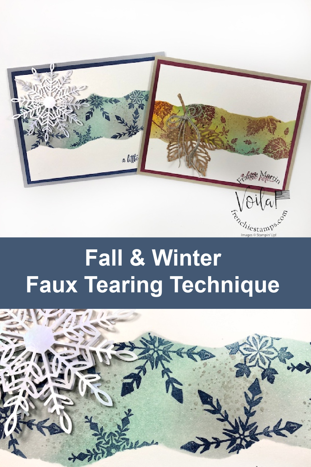 Fall & Winter Faux Tearing Technique