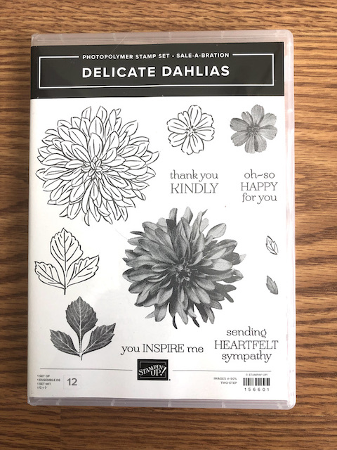 Delicate Dahlias Stamp Set