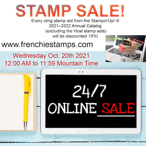 Stampin'Up! Stamp Sales October 20 2021 