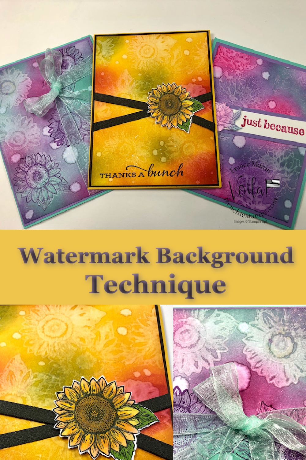 Watermark Background Stamping Technique
