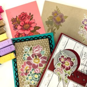 Tips to color with Stampin’ Blends on color cardstocks