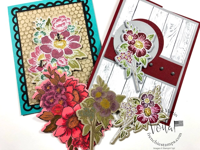Tip to color with Stampin' Blends on color cardstocks