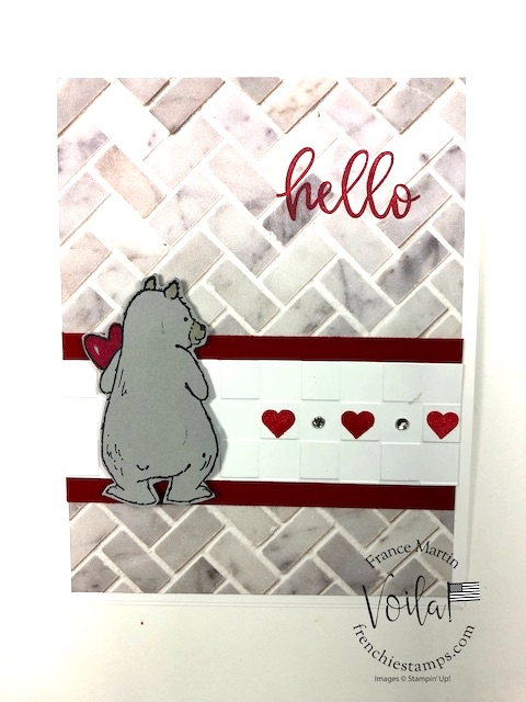 Count On Me Valentine Bear Cards