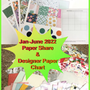 Designer Paper Share, Chart From the Jan-June 2022 Catalog