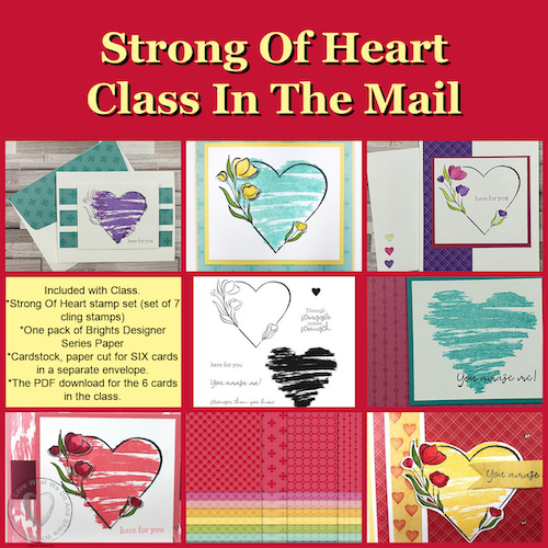 Strong Of Heart class in the mail