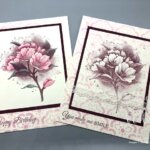 Elegant Card With Calming Camellia and Mask.