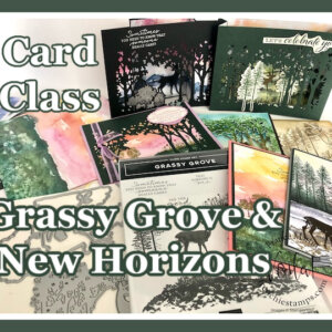 Grassy Grove & New Horizons Card Class, By Mail and Live On YouTube