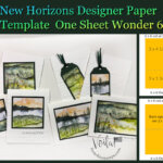 New Horizons Two Template 6 x 6 One Sheet Wonder