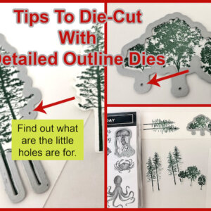 Tips to Die-Cut With Detail Outlined Die