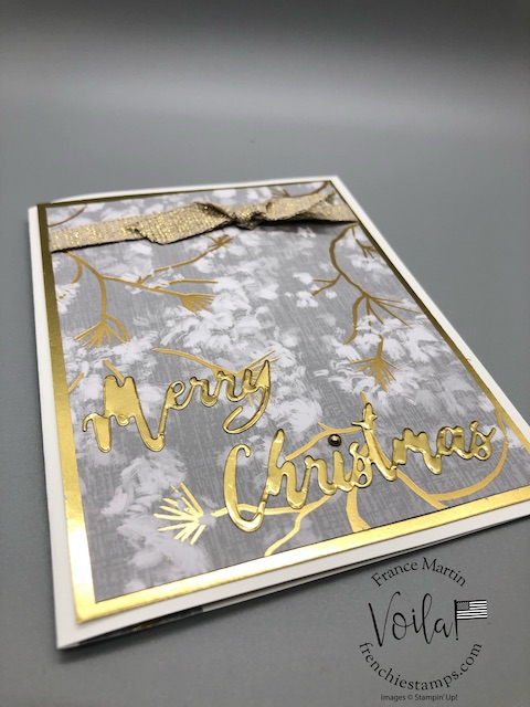 Christmas and Birthday Card with Symbols Of Fortune Designer Paper.