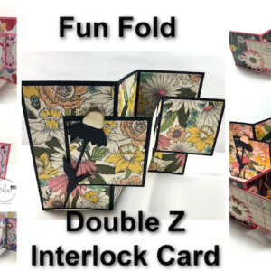 Fun Fold Double Z Interlock Card