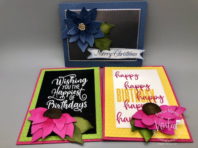 Poinsettia Die for all season and birthday cards