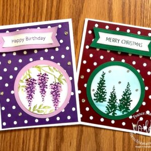 Wisteria Wishes for Christmas and Birthday Cards