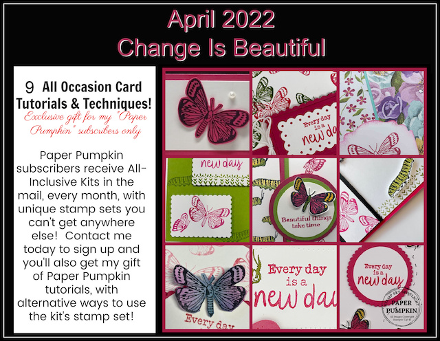Change Is Beautiful Paper Pumpkin Kit April 2022