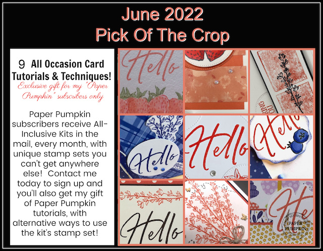 Pick Of the Crop Paper Pumpkin Kit June 2022