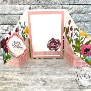 Easy Gated Fun Fold With Designer Paper