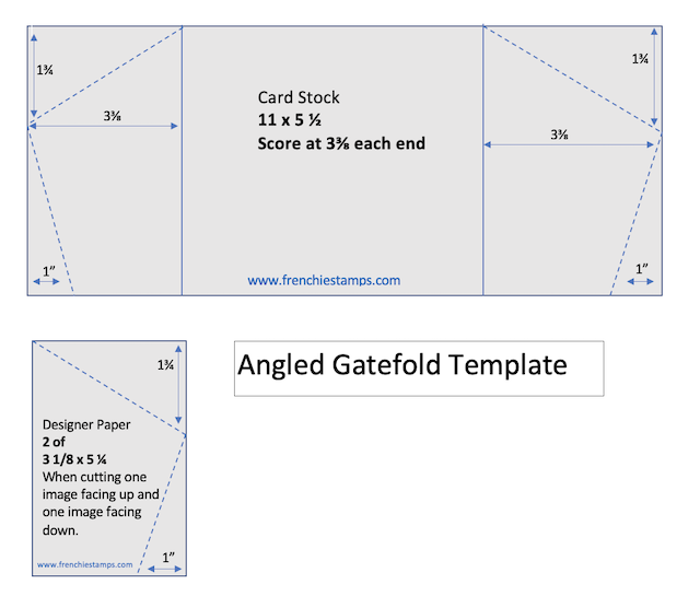 Angled Gatefold Card 