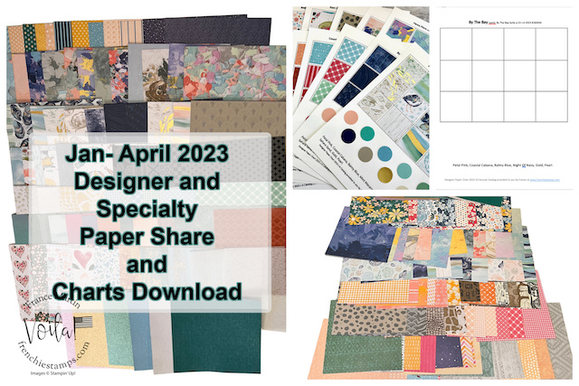 January- April 2023 Designer Paper Share with Chart Download