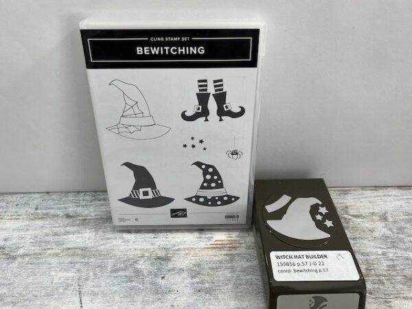 Bewitching Bundle 6 Red Rubber Cling and Punch 