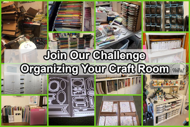 Join Our Challenge Organizing Your Craft Room.