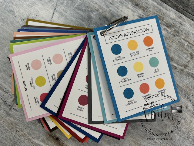 Color Coach by Stampin'Up! Tips With Frenchie 