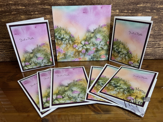 Scenic Greeting Cards Using The Thoughtful Journey Designer Paper ...
