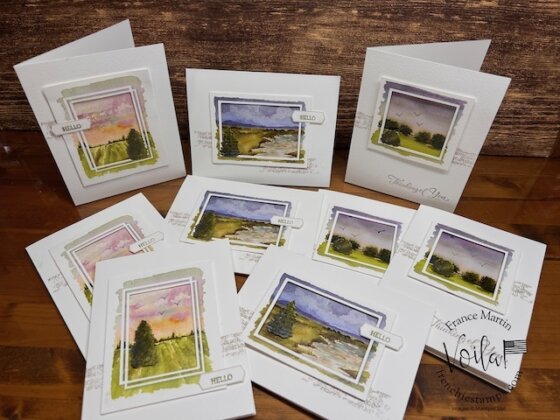 Most Beautiful Scenery Scene Card Kit – Watercolor Beauty Made Easy