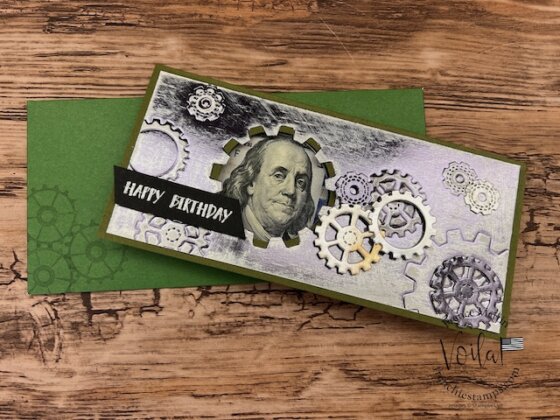 DIY Money Holder Greeting Card with Matching Envelope