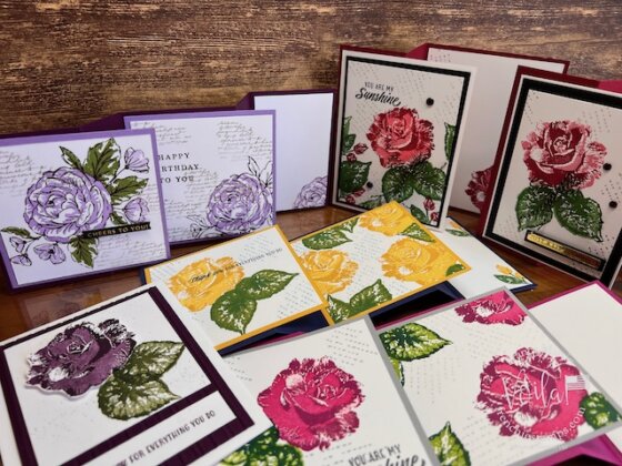 Two Fabulous Two-Step Flower Stamp Sets: Begonia Belle & Sweetly Sentimental